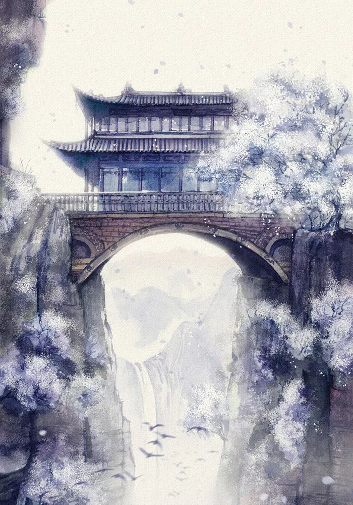 古风风景插画壁纸