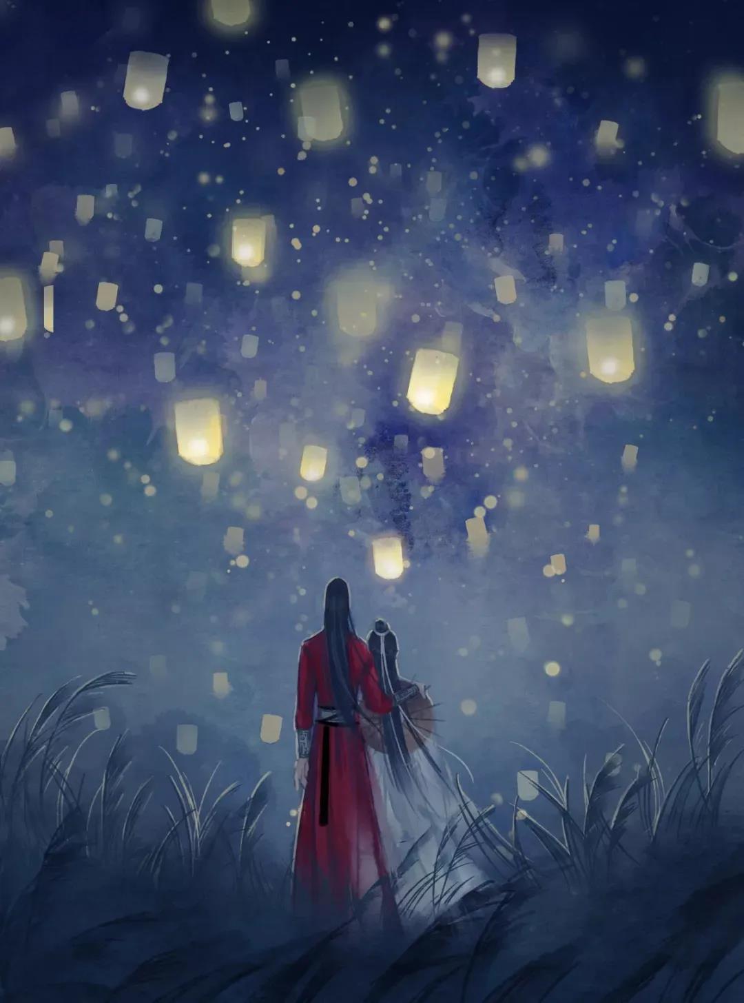 《天官赐福》之花怜壁纸 | 对我来说，风光无限的是你，跌落尘埃的也是你。重点是你，而不是怎样的你