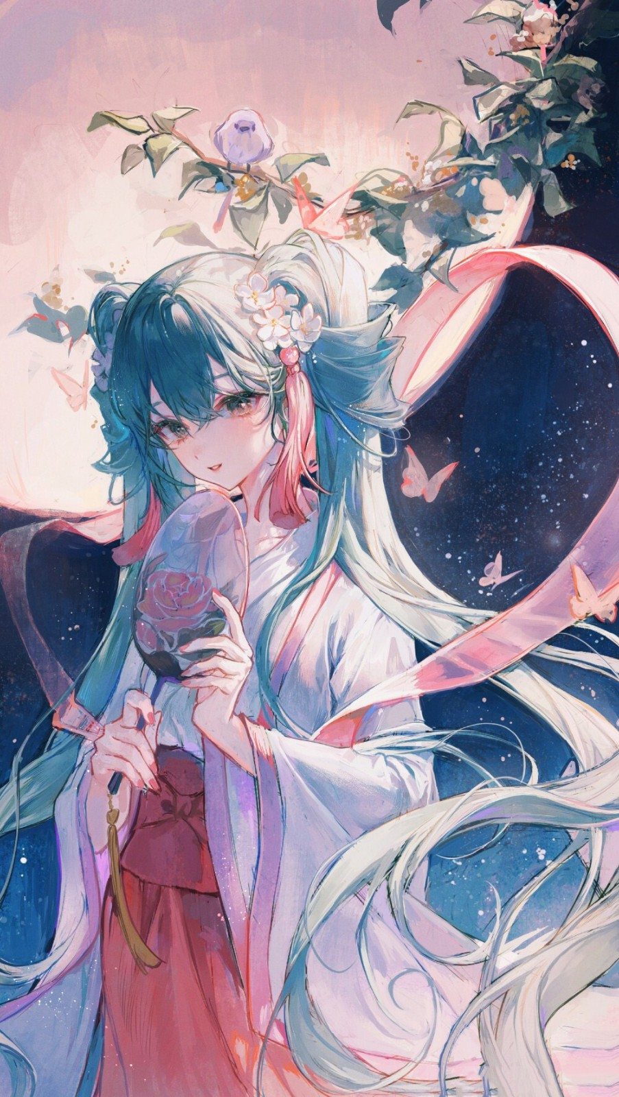 初音未来壁纸 | 不管我本人多少平庸，我总觉得对你的爱很美