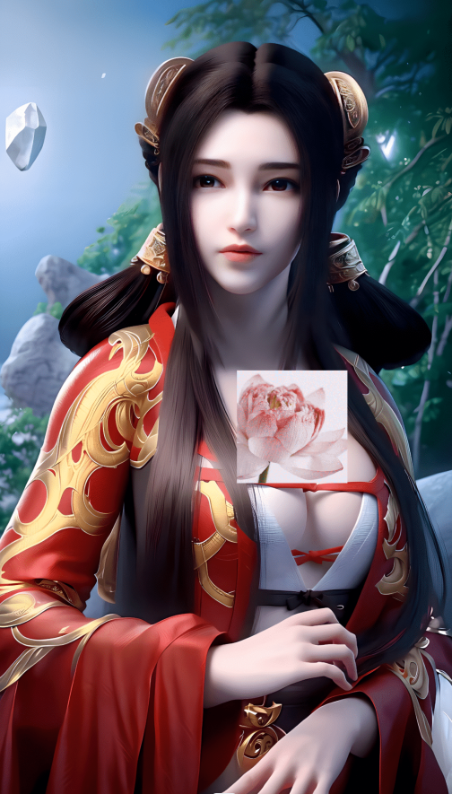 《完美世界》秦怡宁 性感 AI 壁纸