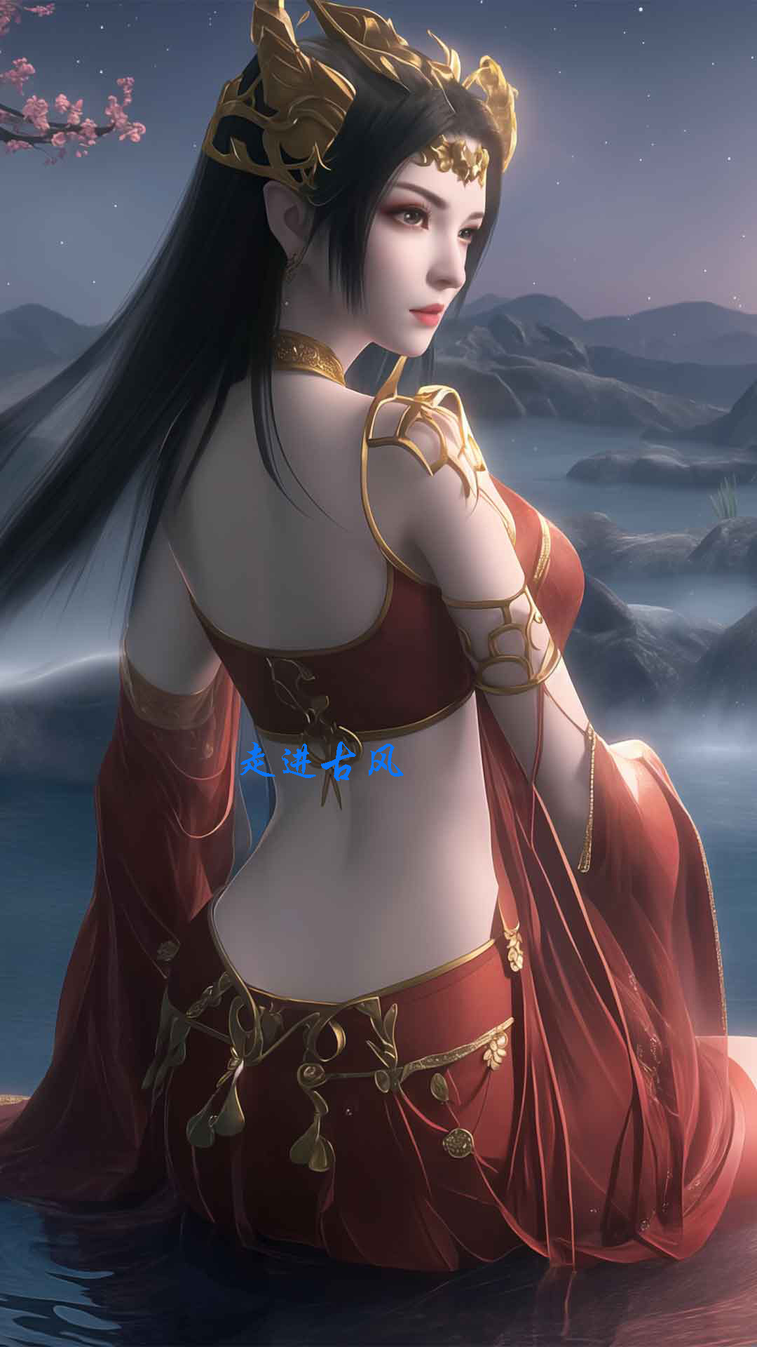 《斗破苍穹》美杜莎AI美背壁纸