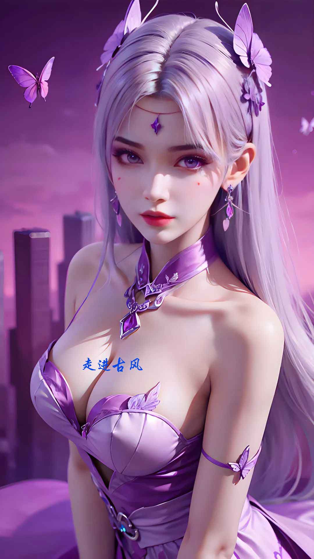 《斗破苍穹》小医仙AI美胸壁纸