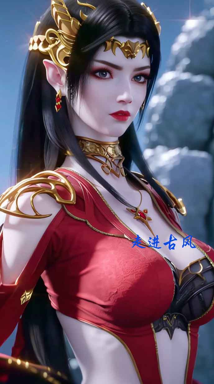 《斗破苍穹》美杜莎丰满AI性感壁纸