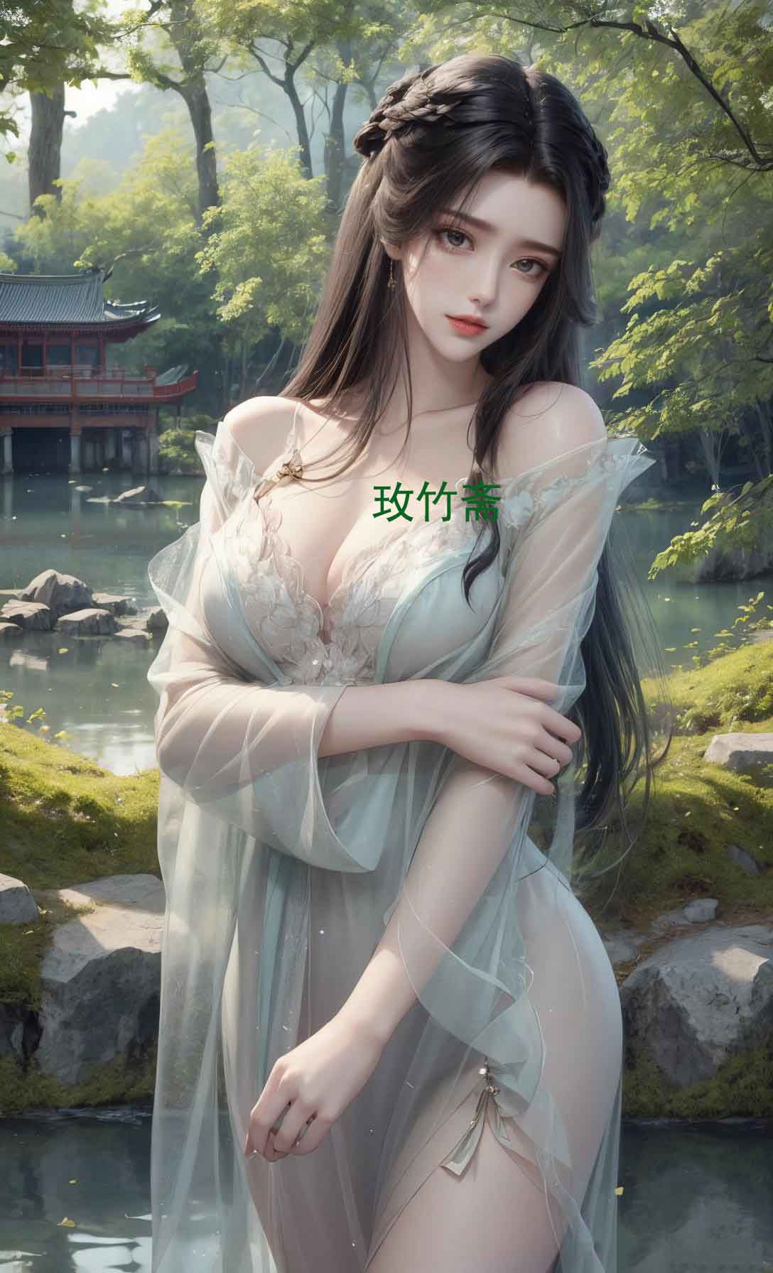 《星辰变》姜立纱裙性感美胸壁纸